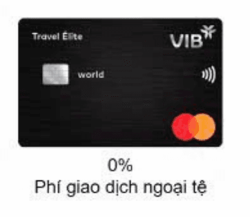 Thẻ TRAVEL ÉLITE (0% phí giao dịch ngoại tệ)